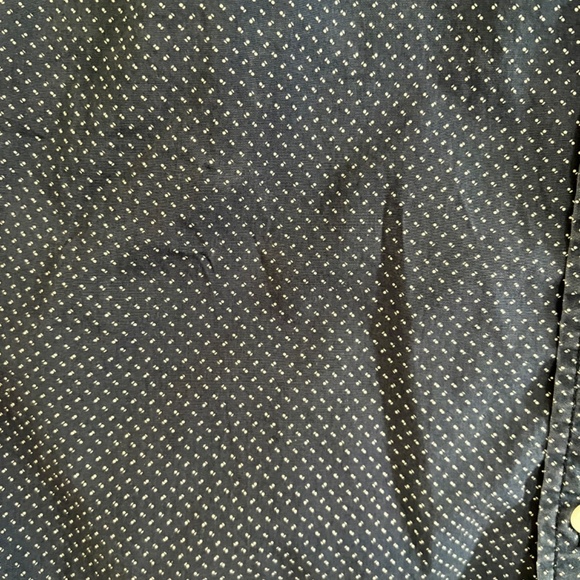 American Eagle Button Down - Navy with White Dots - Picture 2 of 6